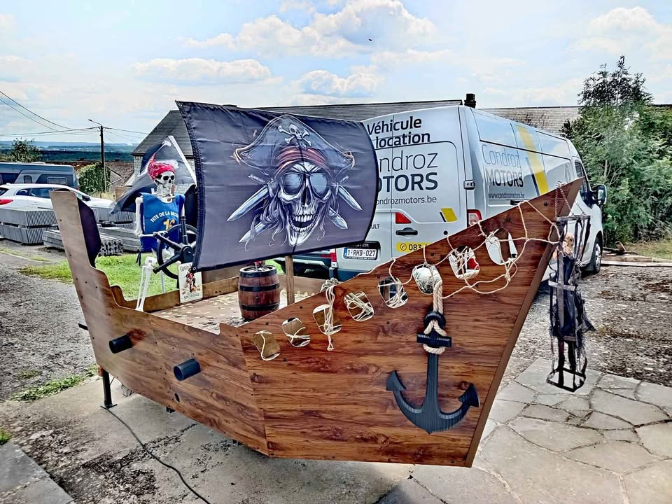 Décor de bateau pirate